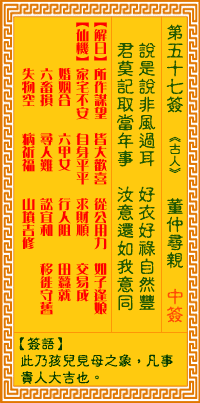 第57签：董仲寻亲